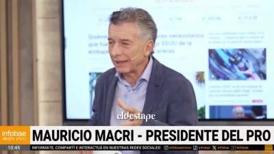 Mauricio Macri cayó a una entrevista de Lospennato, 