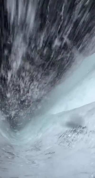 Inside view of a Frozen waterfall!!