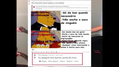 Fui banido injustamente de l&aacute; por isso estou postando aqui