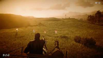 Fun fact: You can do a "Shootdodge" in Red Dead Redemption 2!