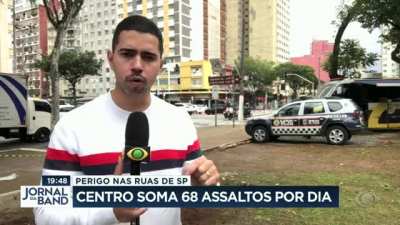 Centro de SP soma 68 assaltos por dia