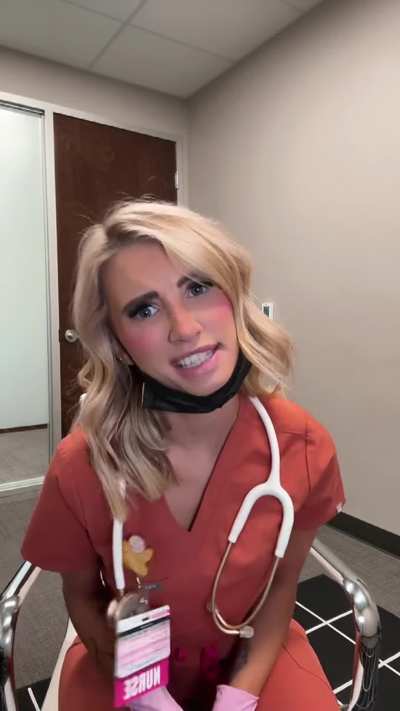 Your today's nurse is new to this delight