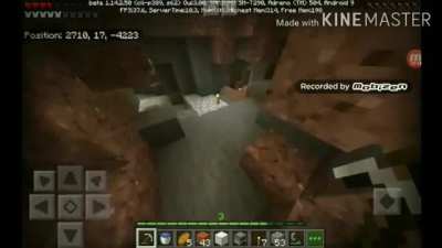 Tried to find some diamonds... Ended up burning in lava.