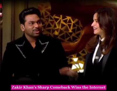 Well Said 👏🏻👏🏻(inframe: Zakir Khan) they should know their Limitt