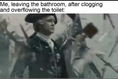 The was one big shit