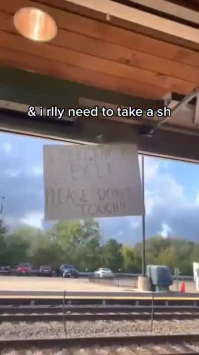 Emergency door time-