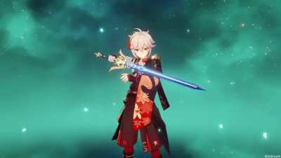Kazuha Character Page Animations