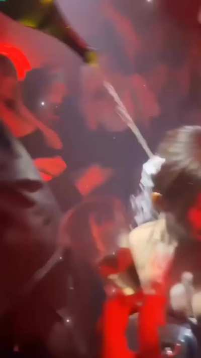 Don't think she actually drank any of that