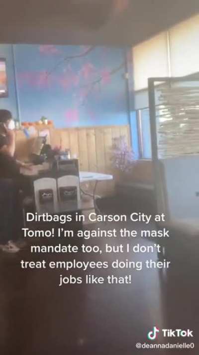 Racist outburst at sushi joint