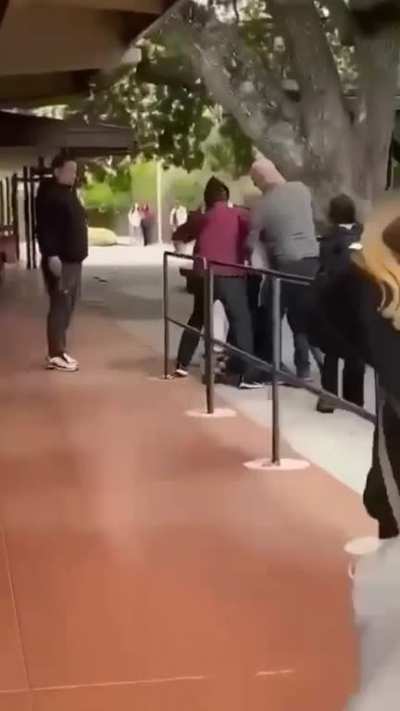 Mace saves a girl from potentially getting her skull caved in