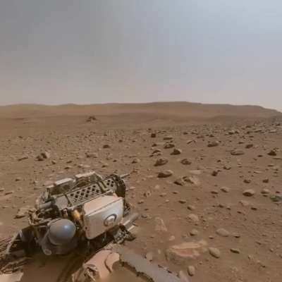 A 360&deg; view from the surface of Mars from Perseverance Rover
