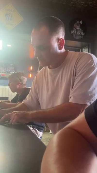 I love filming public freakouts but was a little too close to this insane person this time. Really escalates at the end.