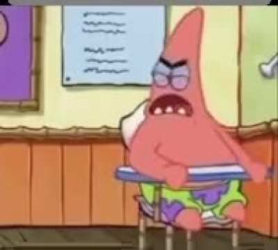 Sponge bob showed him&hellip;