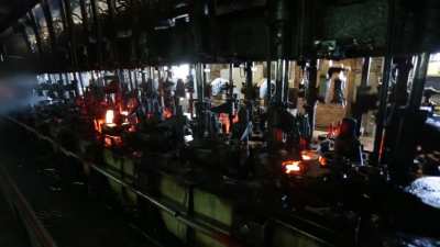 Glass bottles production