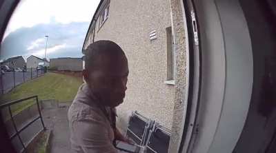 My Amazon delivery driver accidentally walked into my house yesterday and I can&rsquo;t stop laughing at my ring doorbell footage of him afterwards 😂