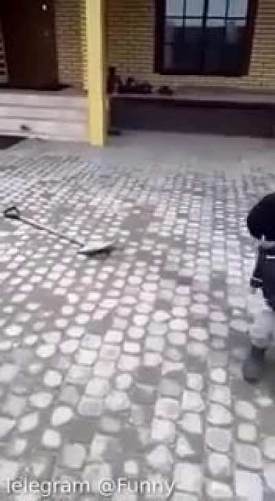 Kid vs Shovel.