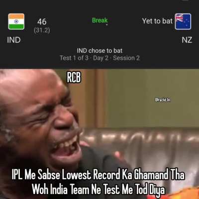 Sad For RCB 