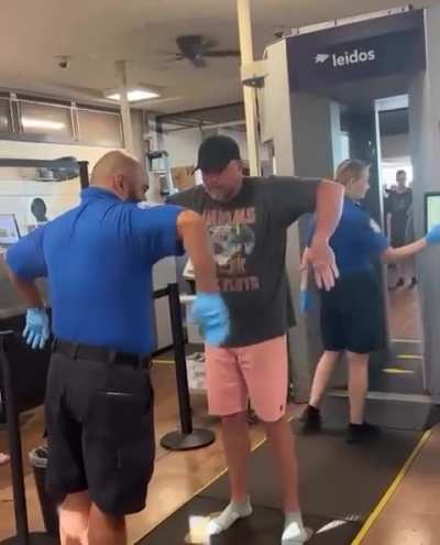 Next time you go through security, think of this clip.