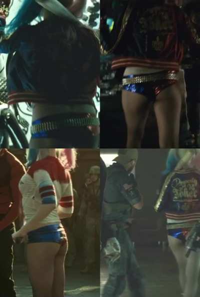 A 4x4 of Margot Robbie's tight & very fuckable ass