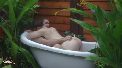 Soaking each other in