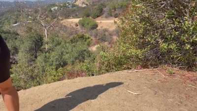 Flashing titties on my morning hike