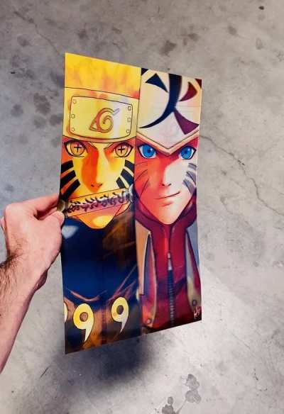 6x Naruto - his Road to Hokage ... 3D Fan Artwork I both drew &amp;amp; produced!