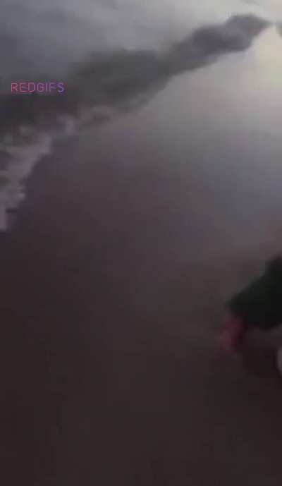 Weird beach action