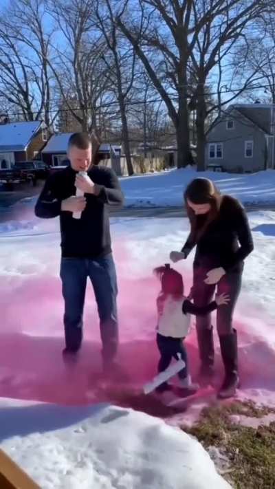 Gender reveal gone wrong