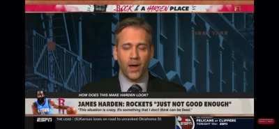 Max Kellerman calls out James Harden for showing up "fat"