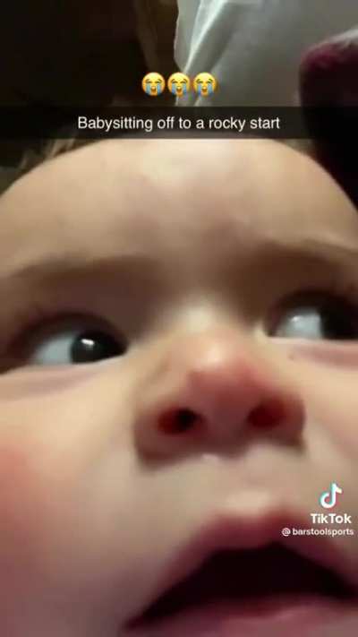 Baby processing what happened