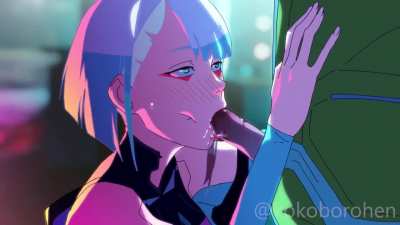 Kokoborohen Lucy &amp; David (Cyberpunk Edgerunners) 💚
