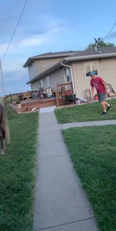Can we quickly mount our horse from behind like this guy does?