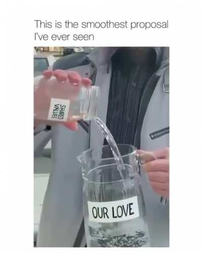 Now that&rsquo;s an awesome proposal.
