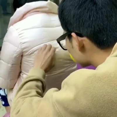 To clean a jacket