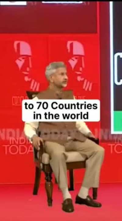 Our Foreign Minister is fire.