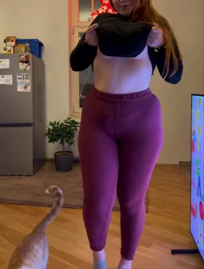 when they don’t believe you have gigantic boobs and you have to prove it yourself