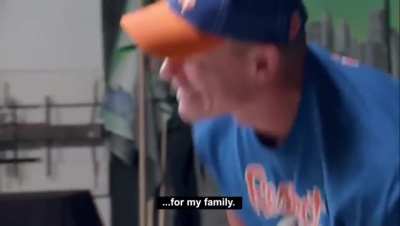 John Cena is surprised by his fan!