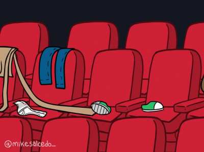 Sneaking some body into a movie