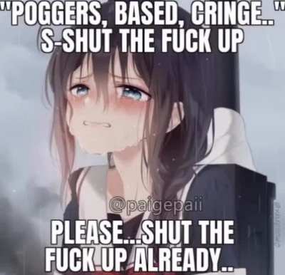 &ldquo;poggers based cringe&rdquo; ANYME GIRL TELLS U TO STFU