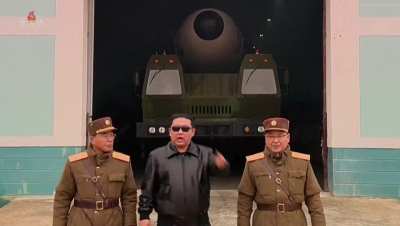 "Mr. Supreme Leader, could you just please stand here and dramatically look at your watch for a while as we film snap zooms of you"