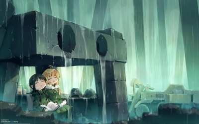 "Music in the Rain" Animated Wallpaper created with Steam Wallpaper Engine