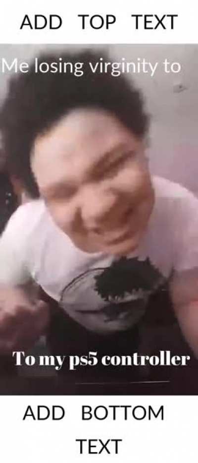 Guys ho do i remove the bottom and top text in the funny video meme maker  