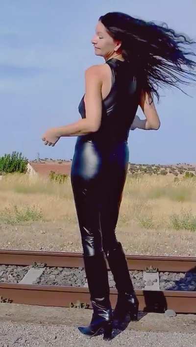 waiting for the train
