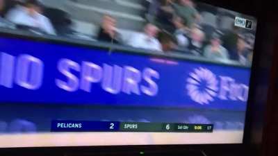 Terrified by bat, 6’8”, NBA player tries to hide behind referee