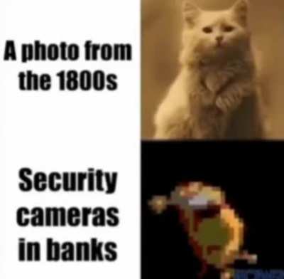 Security cameras be like:
