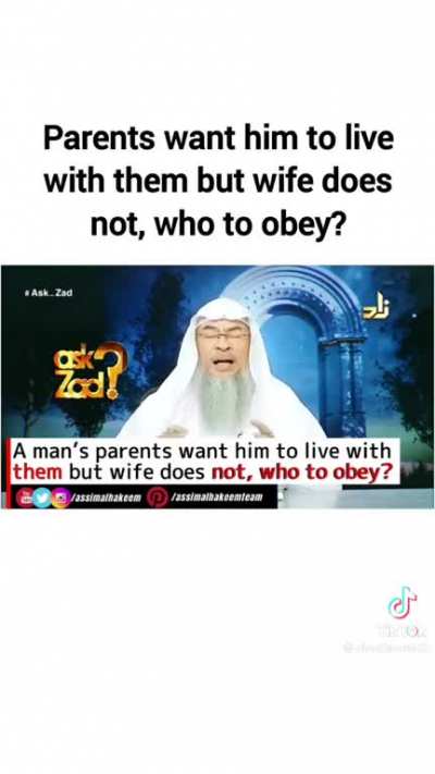 If you&rsquo;re wife doesn&rsquo;t want to live with your parents