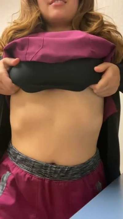 Remember that one day I didn't take my tits out at work? Yeah me neither