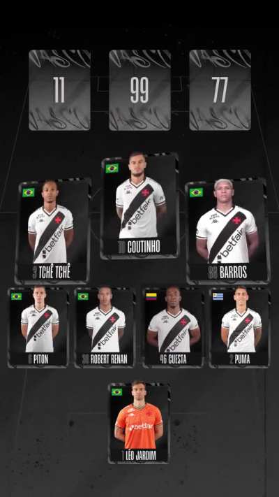 Escalação - 05.11.2025