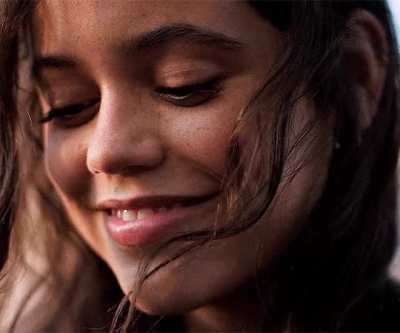 Jenna Ortega&rsquo;s reaction to me dropping right to my knees when my buds cock comes out