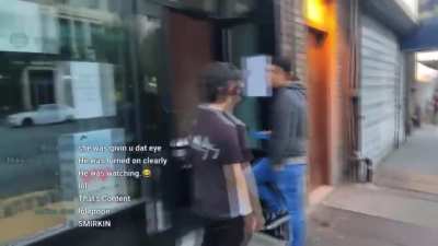 IRL streamer challenges guy to a fight, then runs away